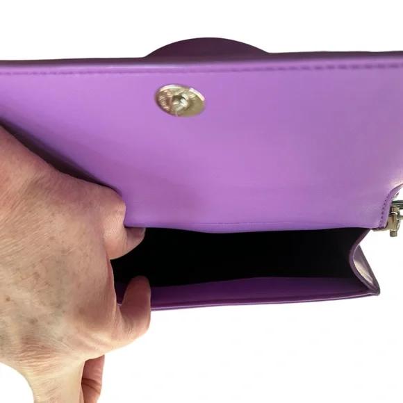 HOUSE OF WANT Vegan Leather Newbie Satchel Bag, purple - Picture 9 of 13